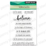 Penny Black - Clear Stamp - Believe Builder