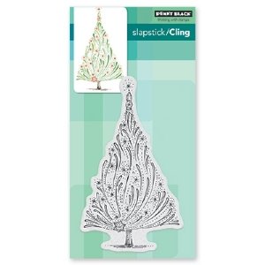 Penny Black - Cling Stamp - Starry Tree