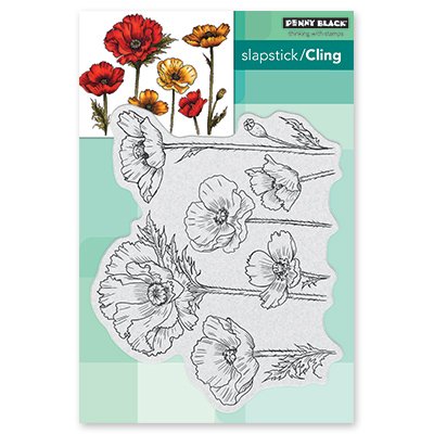 Dreamy Flower Cling Style Unmounted Rubber Stamp PENNY BLACK NEW 40-102 