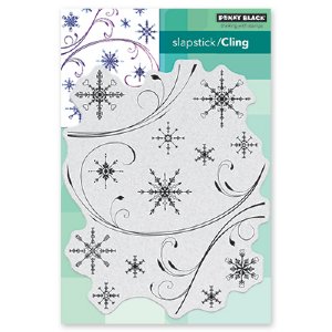 Penny Black - Cling Stamp -  Snowflake Medley