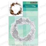 Penny Black - Cling Stamp - Conifer Wreath