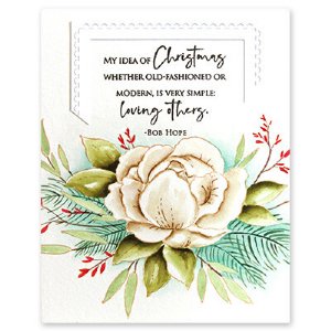 Penny Black - Cling Stamp - Christmas Blush