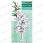 Penny Black - Cling Stamp - Holly Berry Branch