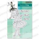 Penny Black - Cling Stamp - Here's to You!