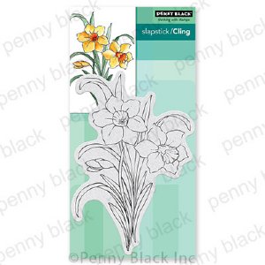 Penny Black - Cling Stamp - Dazzling Daffodils