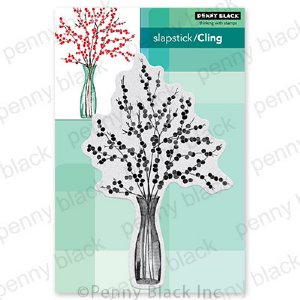 Penny Black - Cling Stamp - Berry Bouquet