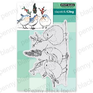 Penny Black - Cling Stamp - Feathered