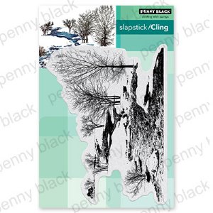 Penny Black - Cling Stamp - Streaming