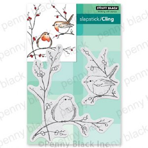 Penny Black - Cling Stamp - Feathered Friends