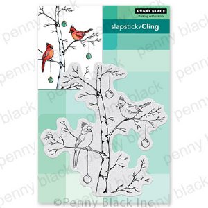 Penny Black - Cling Stamp - Cardinal Pair