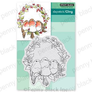 Penny Black - Cling Stamp - Feather Trio