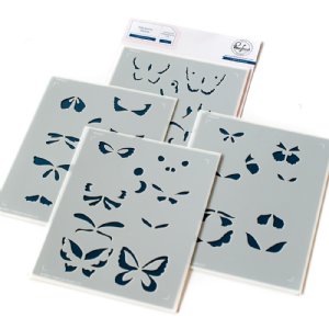 Pinkfresh Studio - Stencil - Small Butterflies