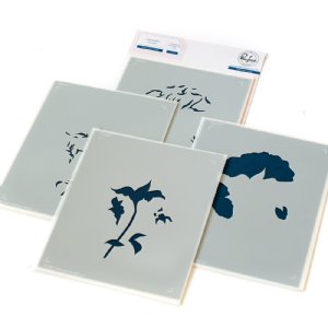 Pinkfresh Studio - Layering Stencil Set - Thankful for Friends