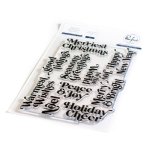 Pinkfresh Studios - Clear Stamp - Perfect Sentiments: Holiday
