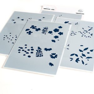 Pinkfresh Studios - Layering Stencil Set - Beautiful Blooms