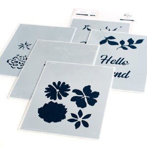 Pinkfresh Studios - Layering Stencil Set - Brighter Days