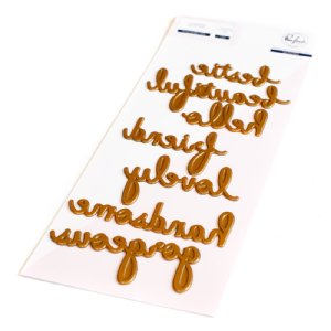 Pinkfresh Studio - Hot Foil Plate - Phrase Builder: Hello