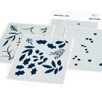 Pinkfresh Studios - Layering Stencil Set - Festive Leaves