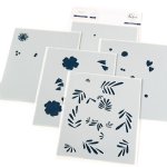 Pinkfresh Studios - Stencil Set - Berries & Blossoms