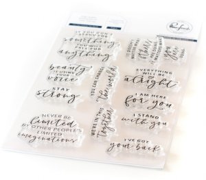 Pinkfresh Studios - Clear Stamp - You Can Change the World