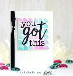 Picket Fence - Clear Stamp - You Got This