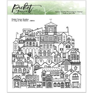 Picket Fence - Clear Stamp - A City in the World