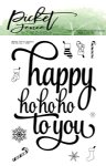 Picket Fence - Clear Stamps - Ho Ho Ho