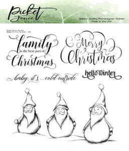 Picket Fence - Clear Stamps - Baby, It's Cold Outside