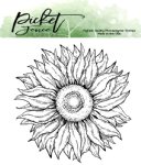 Picket Fence Studios - Clear Stamp - A Sunflower