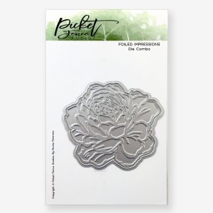 Pickert Fence - Foiled Impressions Dies - Peony