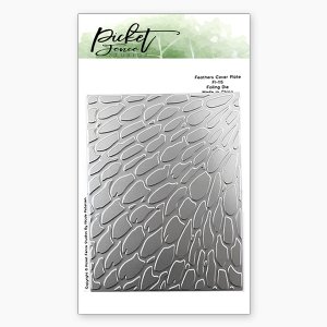 Picket Fence - Foiling Plate & Dies - Feathers Cover Plate