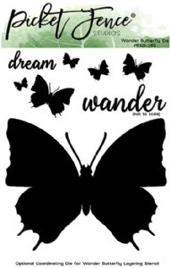 Picket Fence Studios - Die - Wander Butterfly