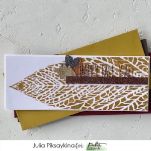 Picket Fence Studios - Paper Glitz - Fall Golds