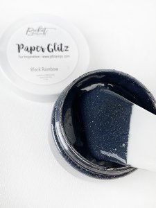 Picket Fence Studios - Paper Glitz - Black Rainbow