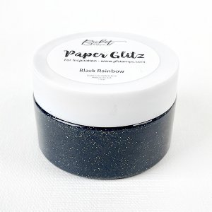 Picket Fence Studios - Paper Glitz - Black Rainbow