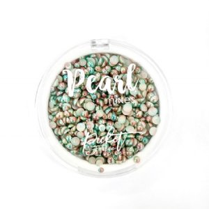 Picket Fence Studios - Flatback Pearls - Grass Green& Soft Copper