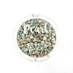Picket Fence Studios - Flatback Pearls - Grass Green& Soft Copper