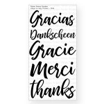 Picket Fence - Clear Stamp - Ways to Say Thanks
