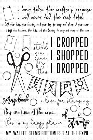 Picket Fence - Clear Stamp - iCrop