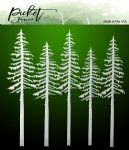 Picket Fence - Stencil - Evergreens