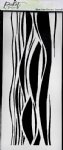 Picket Fence - Stencil - Slim Line Ocean 