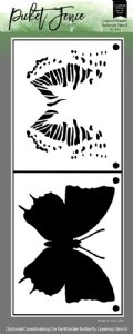 Picket Fence Studios - Stencil - Layered Wander Butterfly