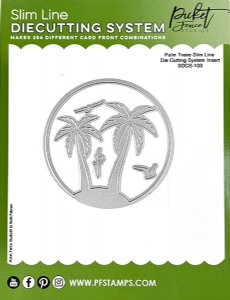 Picket Fence - Slim Line Die Cutting System Insert - Palm Trees