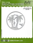Picket Fence - Slim Line Die Cutting System Insert - Palm Trees