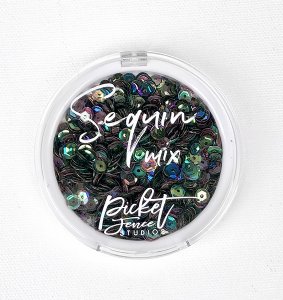 Picket Fence - Sequin Mix - Green Fairy