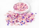 Picket Fence Studios - Sequin Mix - Pink Bottlecap Flowers