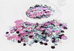 Picket Fence Studios - Sequin Mix - Fuchsia Bottlecap Flowers