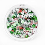 Picket Fence Studios  - Sequin Mix Plus - Fireplace Stockings