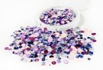Picket Fence Studios - Sequin Mix Plus - Purple Blossoms