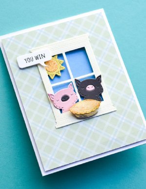 Poppystamps - Die - Whittle Pig